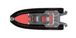 Semi-rigide Highfield Sport 660 Couleur : BGR - Black Grey Red / Noir, Gris et Rouge