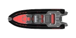 Semi-rigide Highfield Sport 700 Couleur : BGR - Black Grey Red / Noir, Gris et Rouge